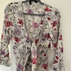 Billabong tie front maxi dress